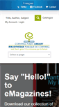 Mobile Screenshot of library.cornwall.on.ca
